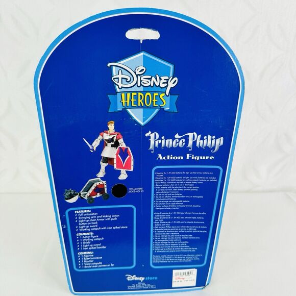 Disney Store Exclusive Heroes Prince Phillip Action Figure W/Accessories - Picture 3 of 6